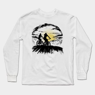 Sunset Bike Ride Long Sleeve T-Shirt